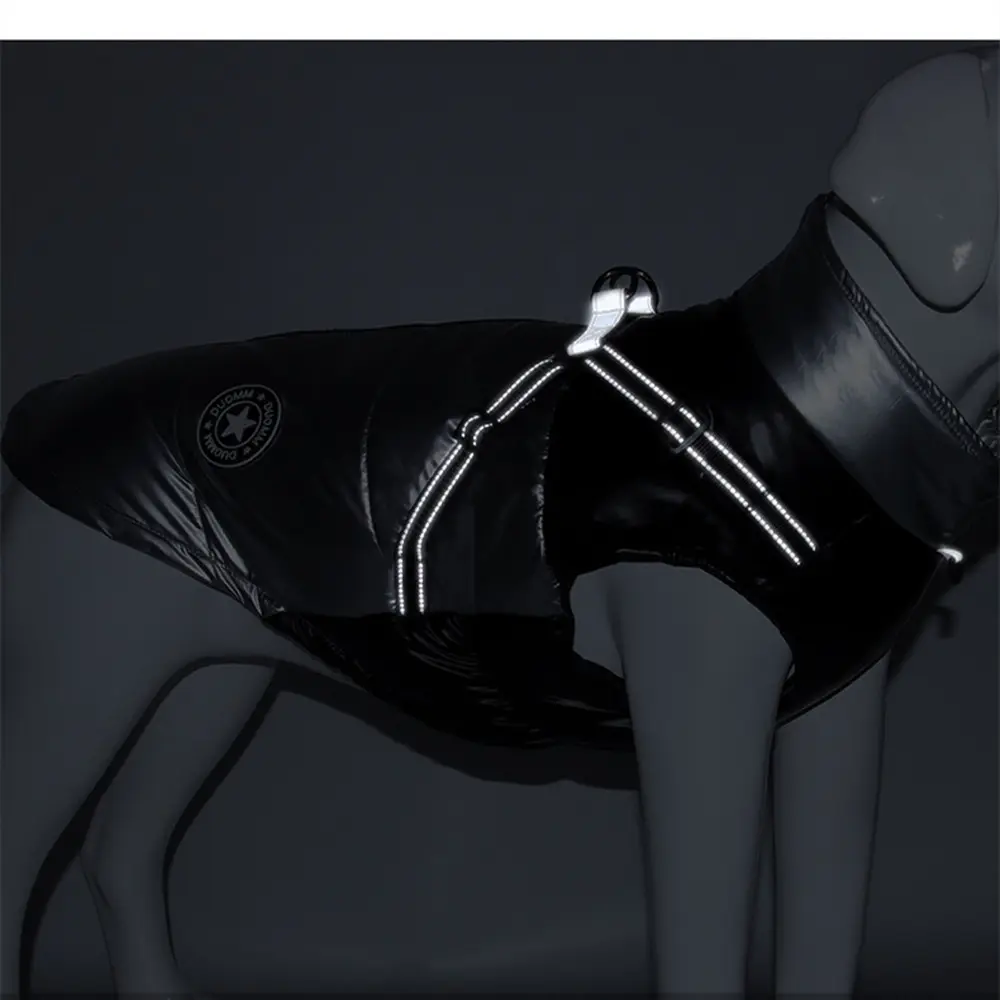 Windproof And Warm Reflective Webbing Big Dog