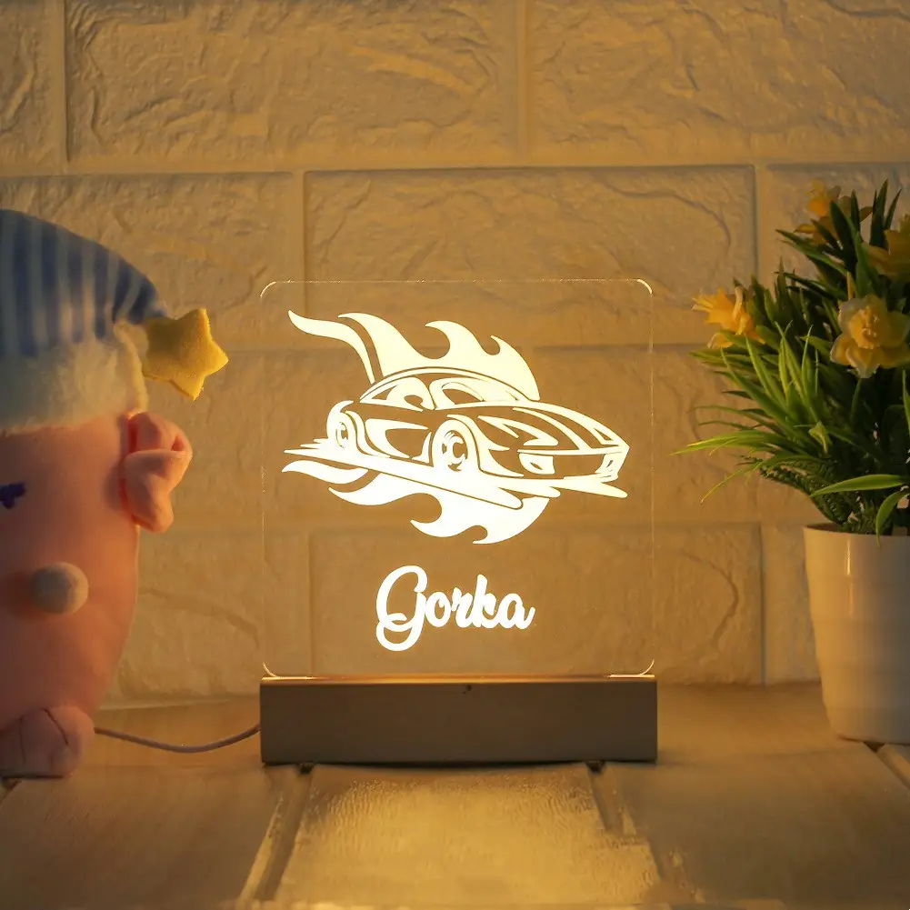 LED Bedside Lamp Children's Cartoon