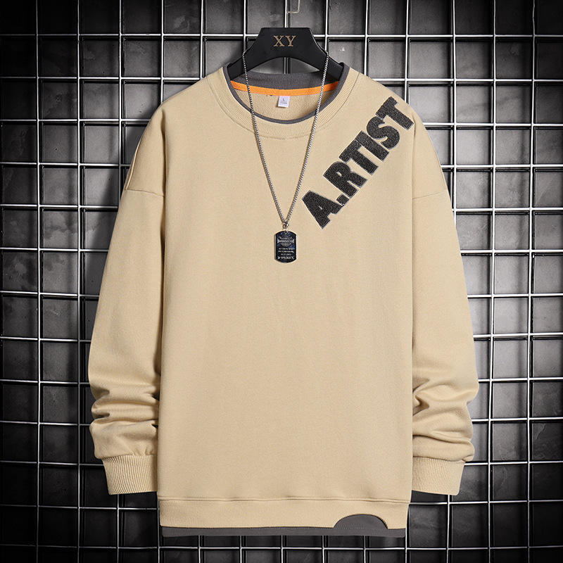 New Loose Couple Wear Trendy Long Sleeve T-Shirt Spring And Autumn Thin Top Clothes