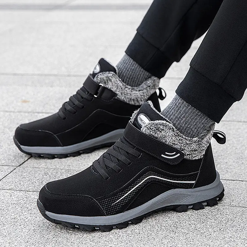 Middle-aged And Elderly Mother's High Top Non-slip Cotton Shoes