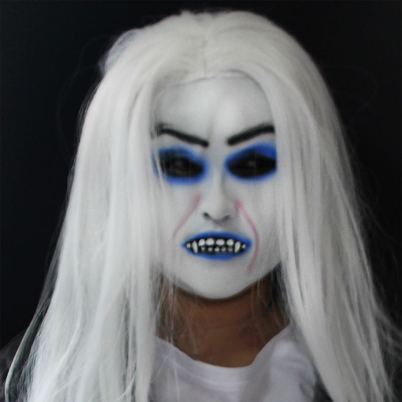 White ghost mask