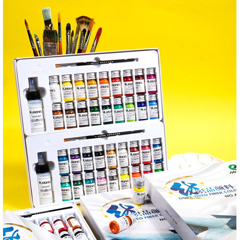 Title 6, Dope-Dyed Fiber Permanent Fabric Paint Set