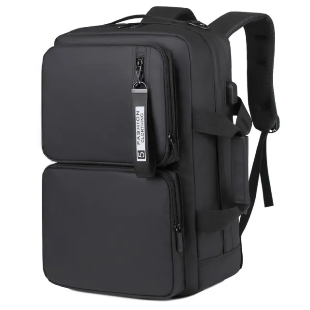 Multifunctional Backpack Large Capacity Business Laptop Bag Leisure Travel Commuter Schoolbag Portable Shoulder Bag Black - Shop at LoveMi