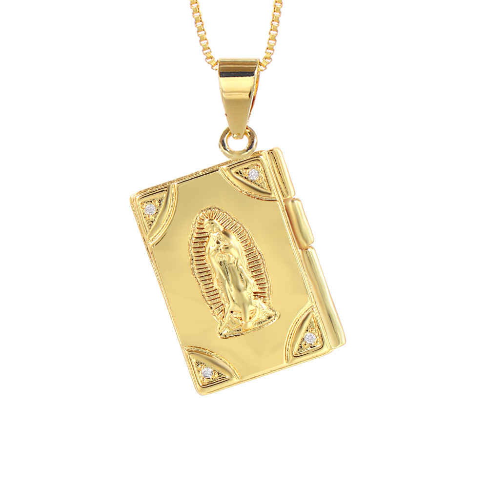 Vintage Court Fashion Photo Frame Star Necklace