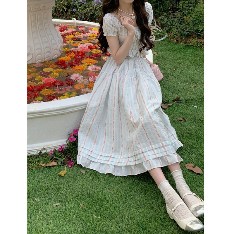 Title 4, Girls Spring New High Waist Set Long Dress, Co...