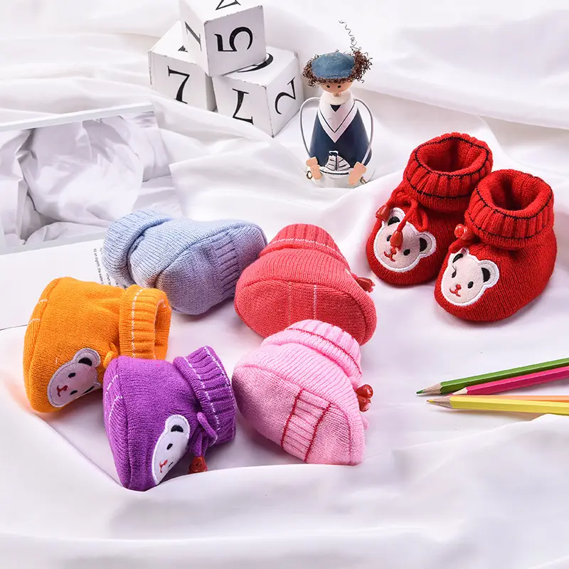 Fashion Newborn Cartoon Warm Baby Shoes