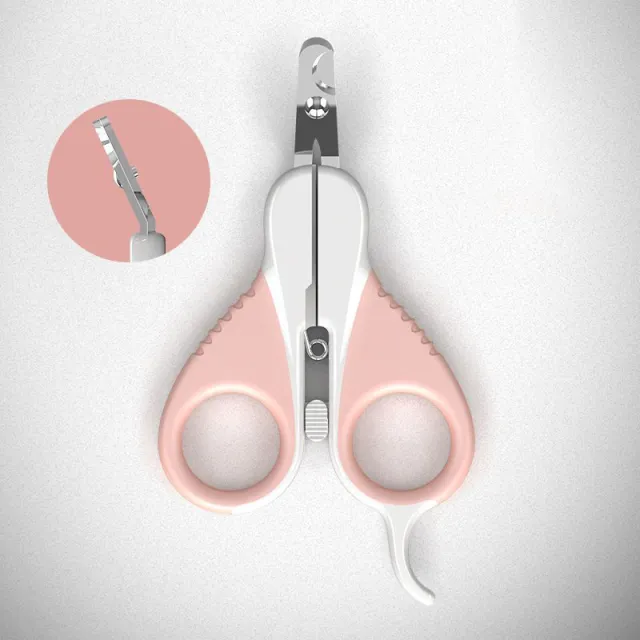 Cat Nail Clippers With Safety Guard And Sharp Angled Blade Best Grooming Tool Cat Claw Trimmer Cat Scissors Pet Nail Clippers For Cats Kitten Puppy... Pink - Shop at LoveMi