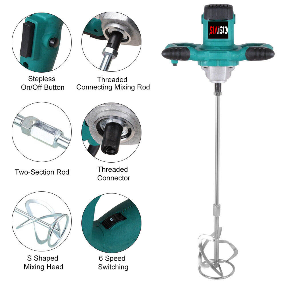 Electric Adjustable Speed Gypsum Cement Mixer — foto 8