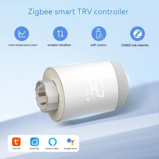 Intelligent Thermostatic Valve Radiator Plastic Controller Temperature Control