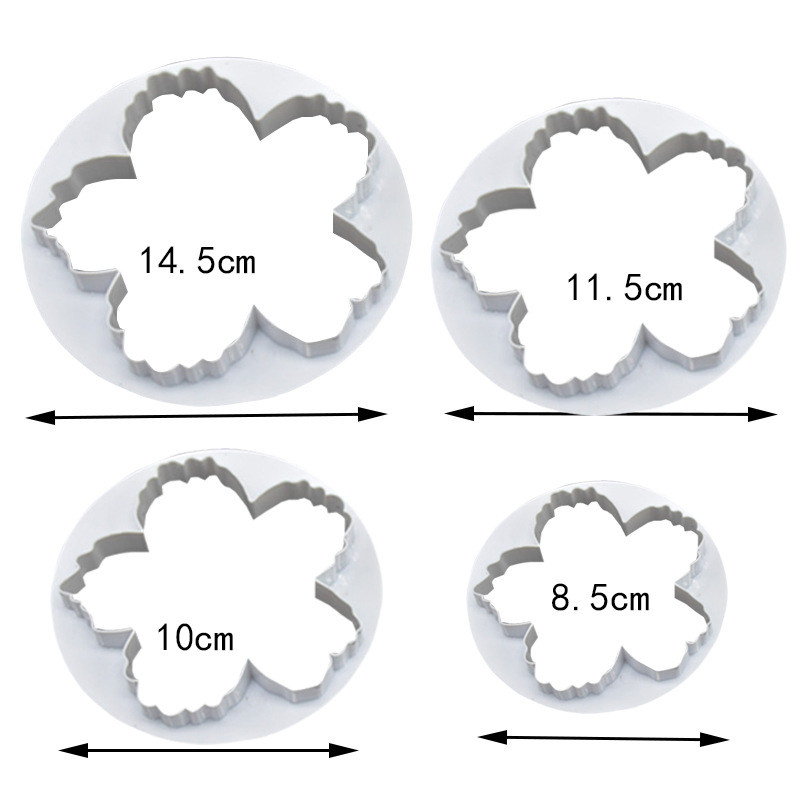 4PCs Peony Flower Cutter