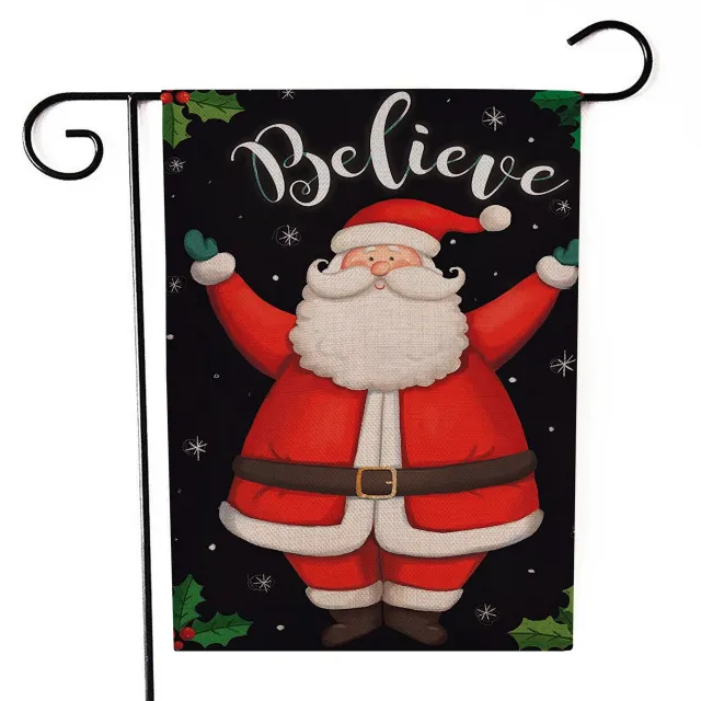 Santa Claus Garden Flag Christmas Decorations Sd1 - Shop at LoveMi