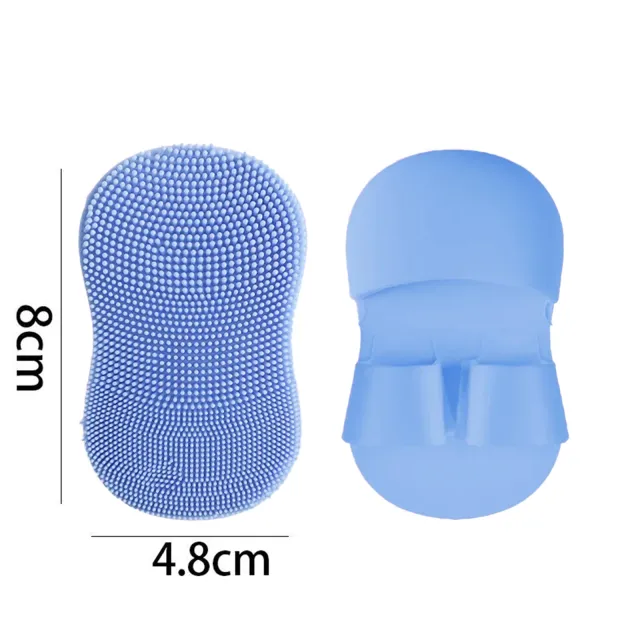 Face Scrubber Mini Facial Brush Silicone Wash Exfoliator Finger Glove Pads Handheld Cleansing Brushes Tool Skin Care Deep Clean Baby Shampoo Baby B... Blue - Shop at LoveMi