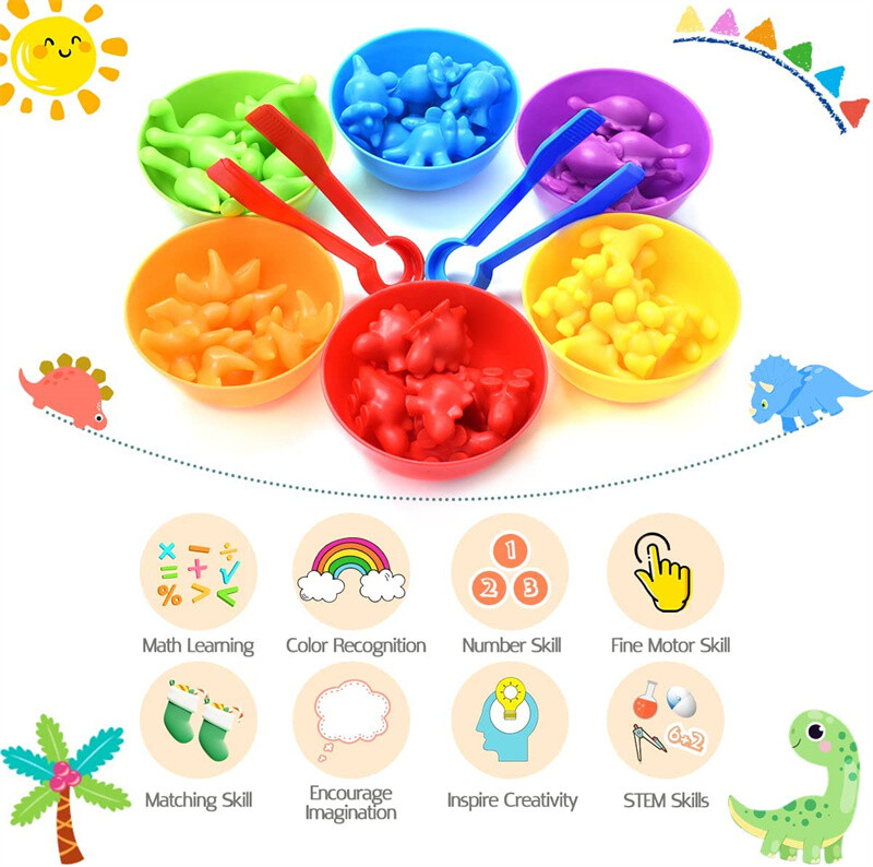 Dinosaur Set 58PCS With Plastic Drum — image 9