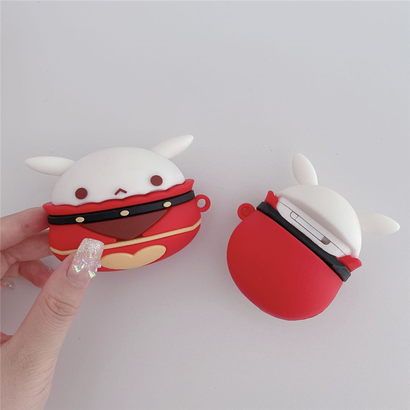 Compatible with Apple, Cartoon Love Bunny Protective Soft Pack - Image 2