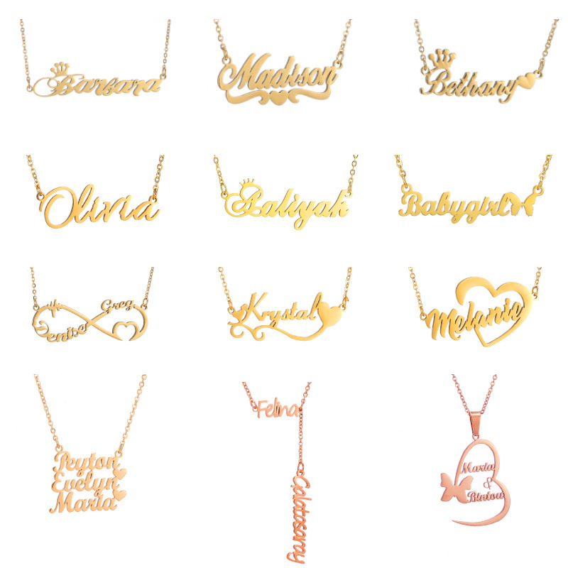 Stainless Steel Name Earrings Initials Men's Shirt Buttons — foto 4