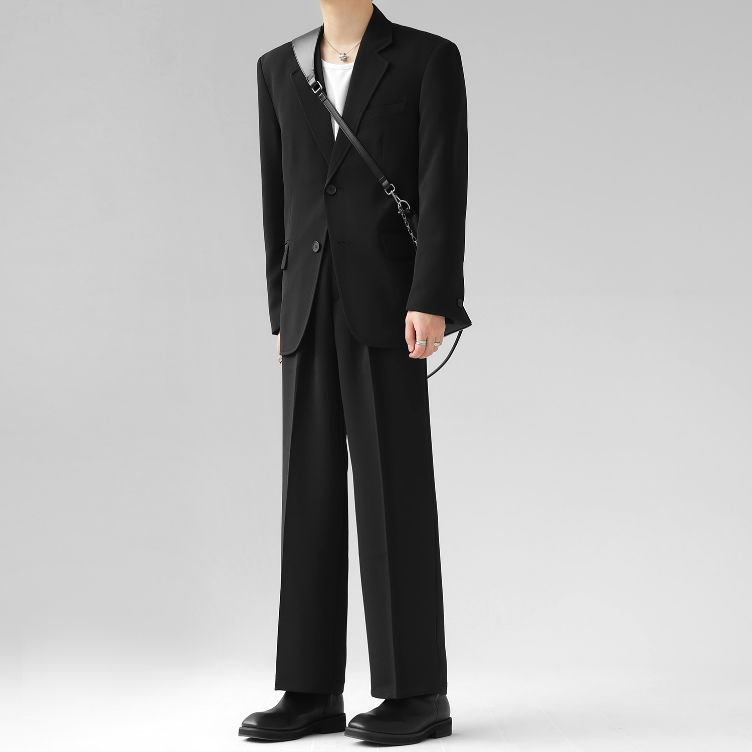 Advanced Abstinence Color Suit Loose Drape