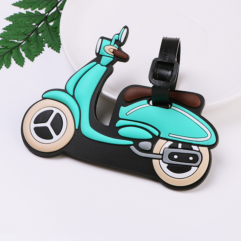 Creative Silicone Cartoon Suitcase Strap With Boarding Pass