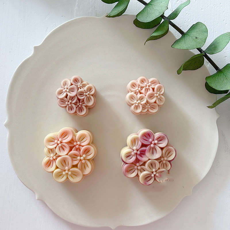 Title 4, Mini Mid-Autumn Festival Flower Mooncake Hand P...