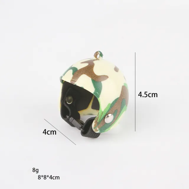 Hens Helmet Chicken Pet Safety Funny Parrot Bird Hat Headwear Small Hard Costumes Accessories For Parakeet Camouflage - Shop at LoveMi