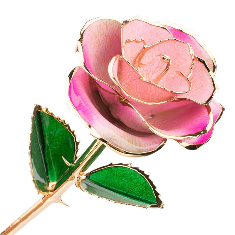 24K Gold-plated Rose Flower With A Gift Box Valentine's Day Gift – image 7