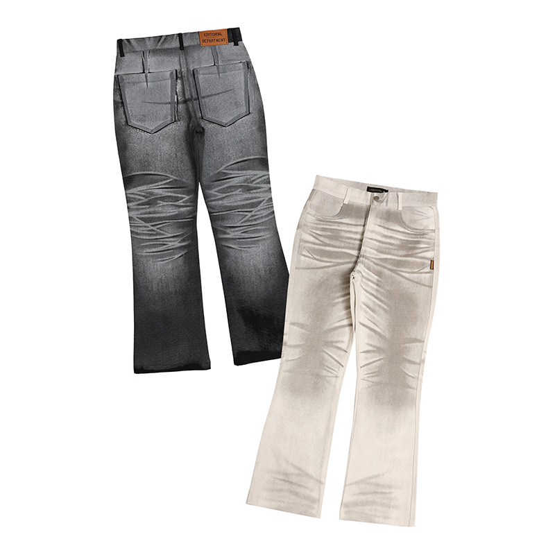 Title 2, Heren losse casual broek met fashion persoonlij...