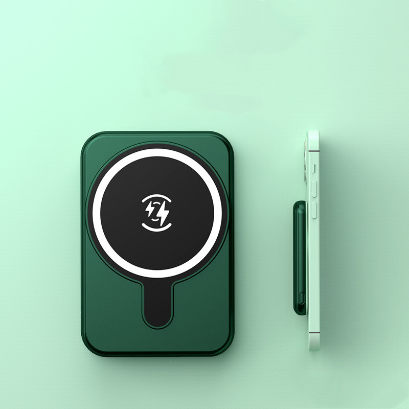 Mini 5000mAh Magnetic Wireless Power Bank Fast Charging Portable Charger - 第 10/12 張圖片