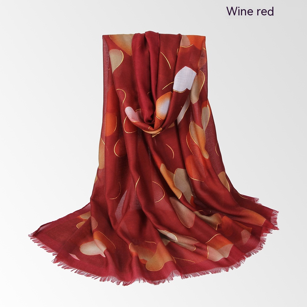 Title 6, Fashion Satin Temperament Wild Scarf