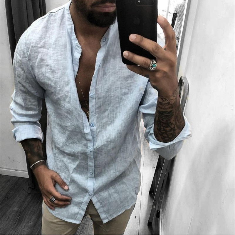 Title 3, New Mens Breathable Casual Fashion Cotton And ...