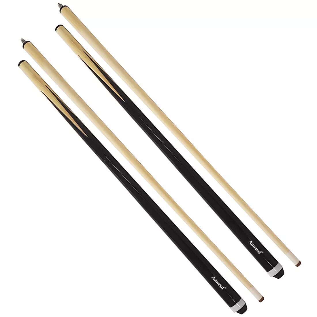57 2 Piece Wood SnookerPool Cues Billiard Cues