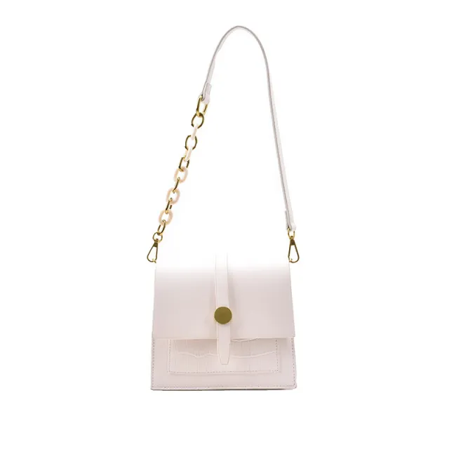 Female Bag New Style Western Style Single Shoulder Messenger Bag Texture White - Shop at LoveMi