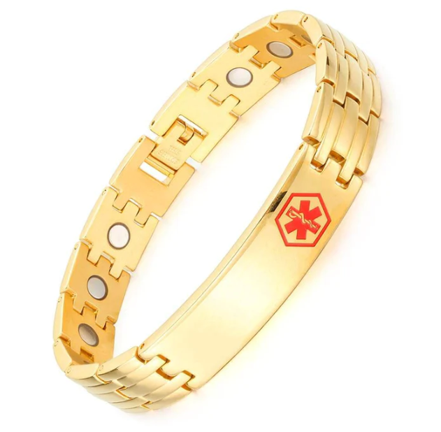Personalized Pattern Titanium Steel Magnetic Bracelet