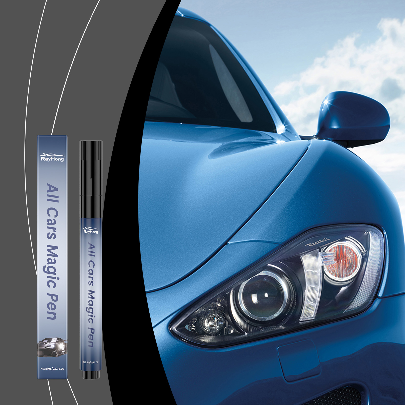 Universal Car Scratch Repair Magic Pen, Auto Minor Scratches Remover Touch Up Paint Pen, Quick Dry Stable Coating For All Vehicles 4