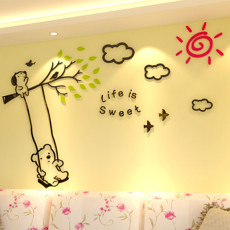 3403ed8a f2c5 4b5a aecd 535d14dce651 - Children's Room TV Background Wall Living Room Stickers
