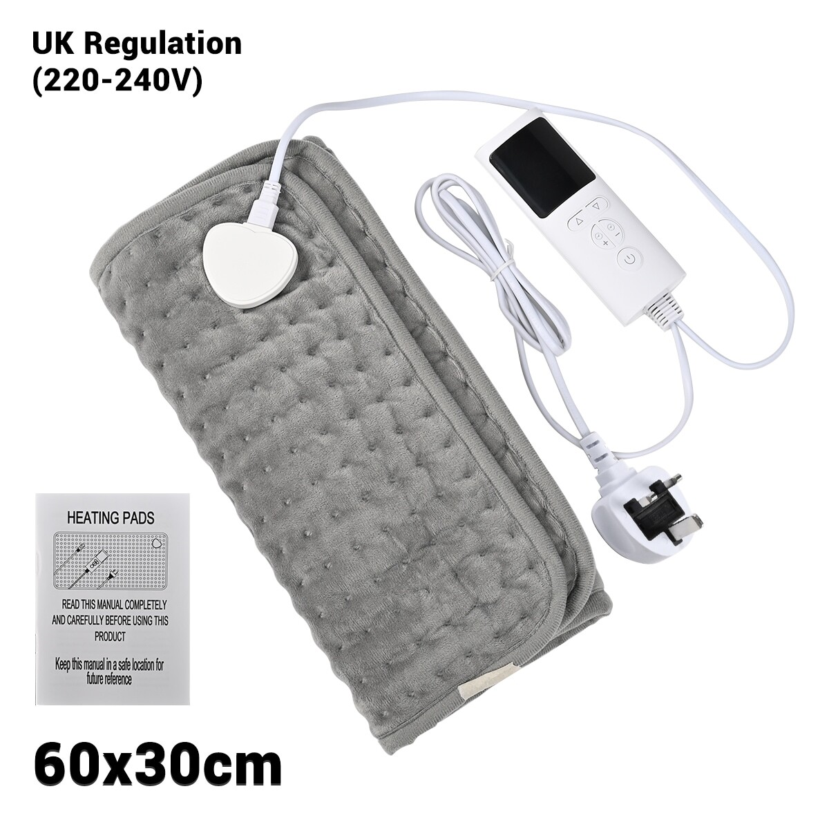 Therapeutic Electric Back Heat Pad Wrap For Muscle Tension Neck Pain Relief — image 11