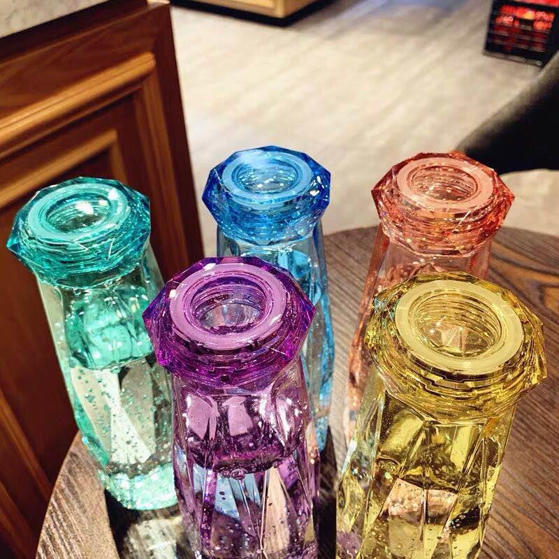 Dazzling Diamond Glass Cup