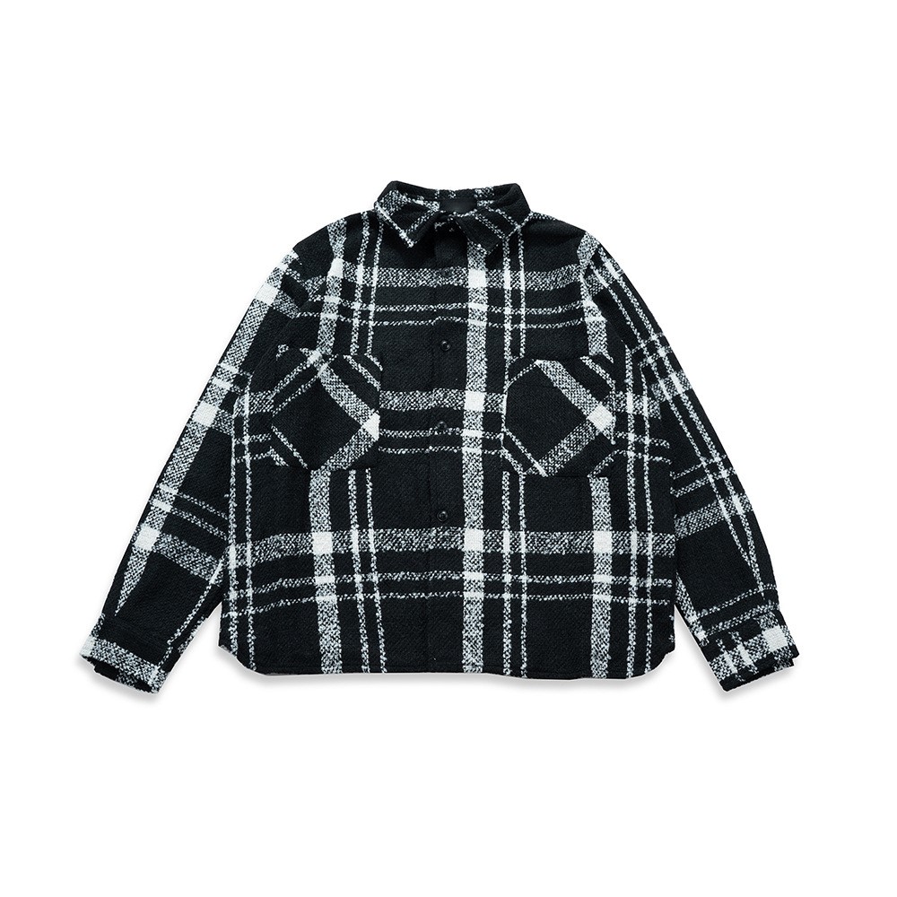 Title 5, Camisa moderna e despojada High Street Check co...