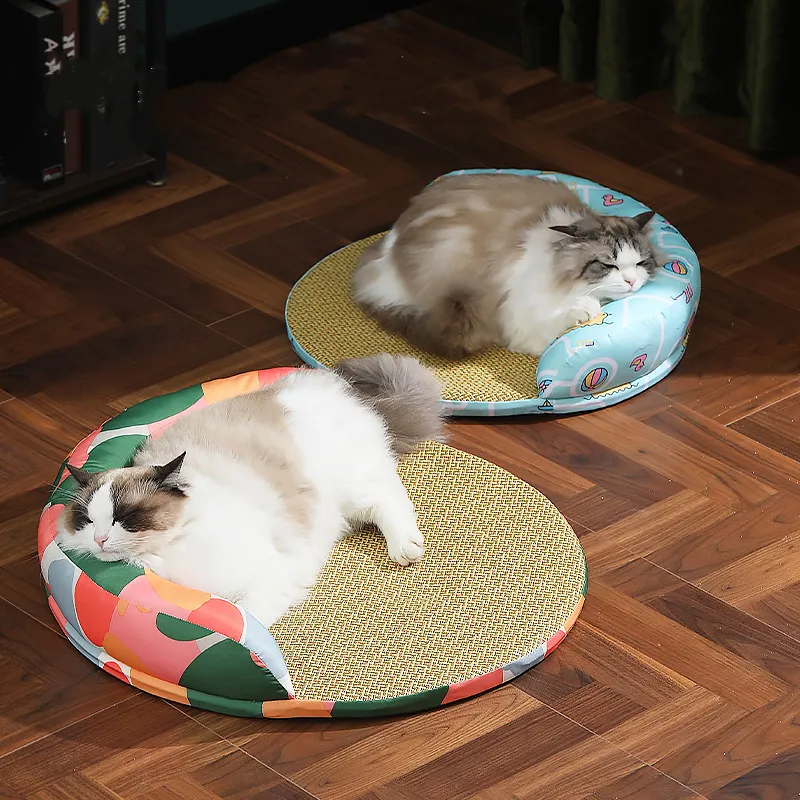 Pet Mat Nest Cat Sofa Summer Rattan