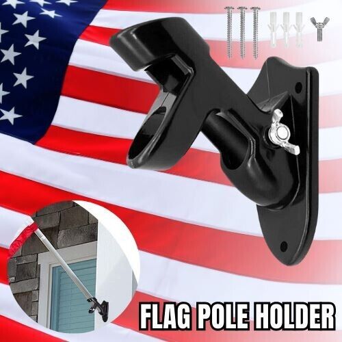 Wall Mount Flag Pole Holder Bracket.