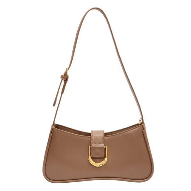 Small Bag Women's Bag Niche Design One Shoulder Underarm Bag Baguette Bag Ladies Backpack Khaki - Shop at LoveMi