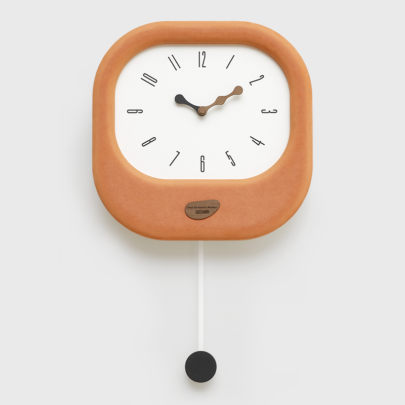 Pendule Mural Quartz Épuré KLEOS Pendule mural en bois Pendule Mural Quartz Épuré KLEOS