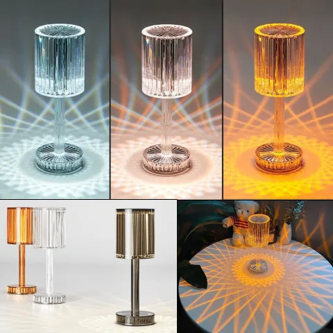 New Crystal Table Lamp Hotel Decoration Diamond Romantic Warm