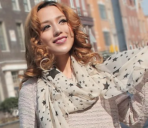 Ladies Long Scarf White - Shop at LoveMi