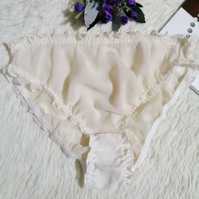 Panties Sexy Translucent Silk Ladies Triangle Skin Color - Shop at LoveMi