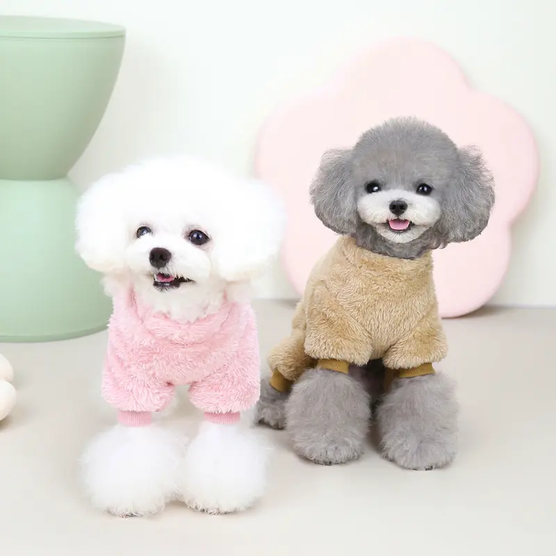 Pet Clothes Dog New Tricolor Pull Loop Four Leg