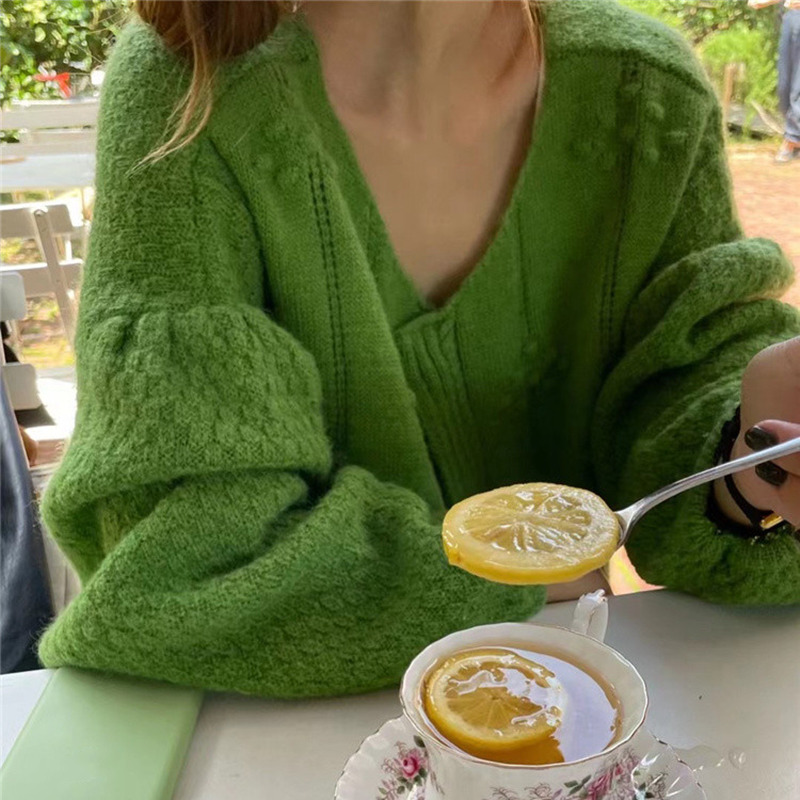 Women's Soft Fur Ball Bubble Sleeve Coat