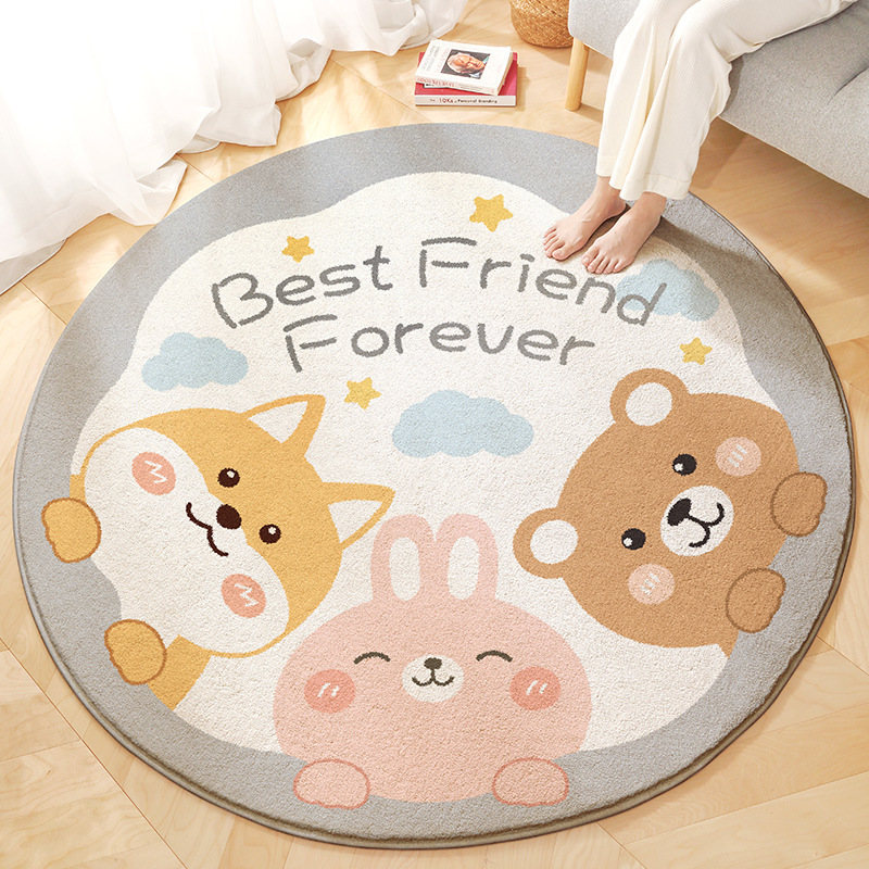 341a961a 0305 4d09 9aa1 a5cd735fdc4c - Home Living Room Bedroom Bedside Round Floor Mat