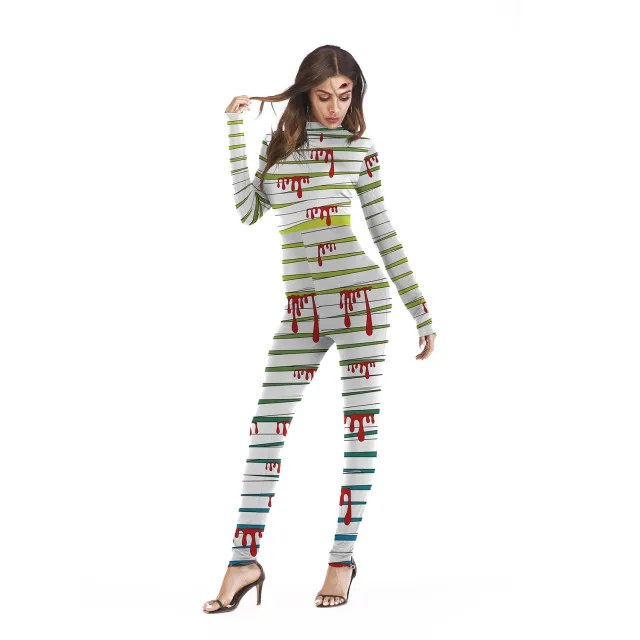 3D Human Skeleton Stage Performance Clothing Tight Elastic Jumpsuit Wb142010 Xl - Shop at LoveMi