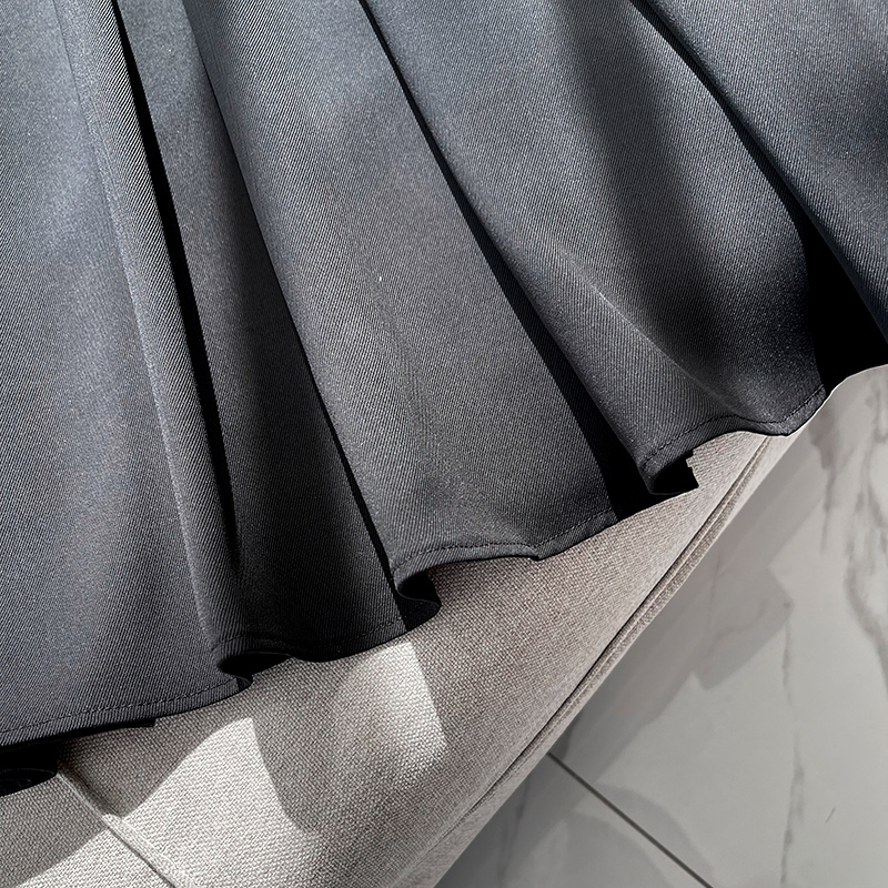 Bubble Sleeves Hepburn Little Black Lace Splice Dress