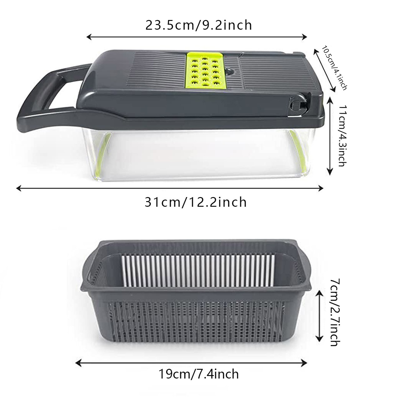 15 In 1 Vegetable Chopper Fruit Cutter Food Onion Veggie Dicer Slicer Peeler Kitchen — detail 8