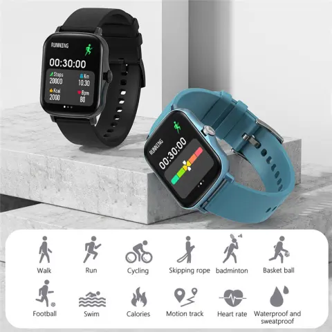 Smart Watch Men Women IP68 Custom Dial Heart Rate